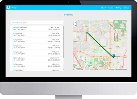 introtech verigo cloud tracking location