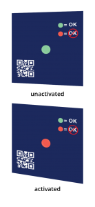 descend temperature indicator activation